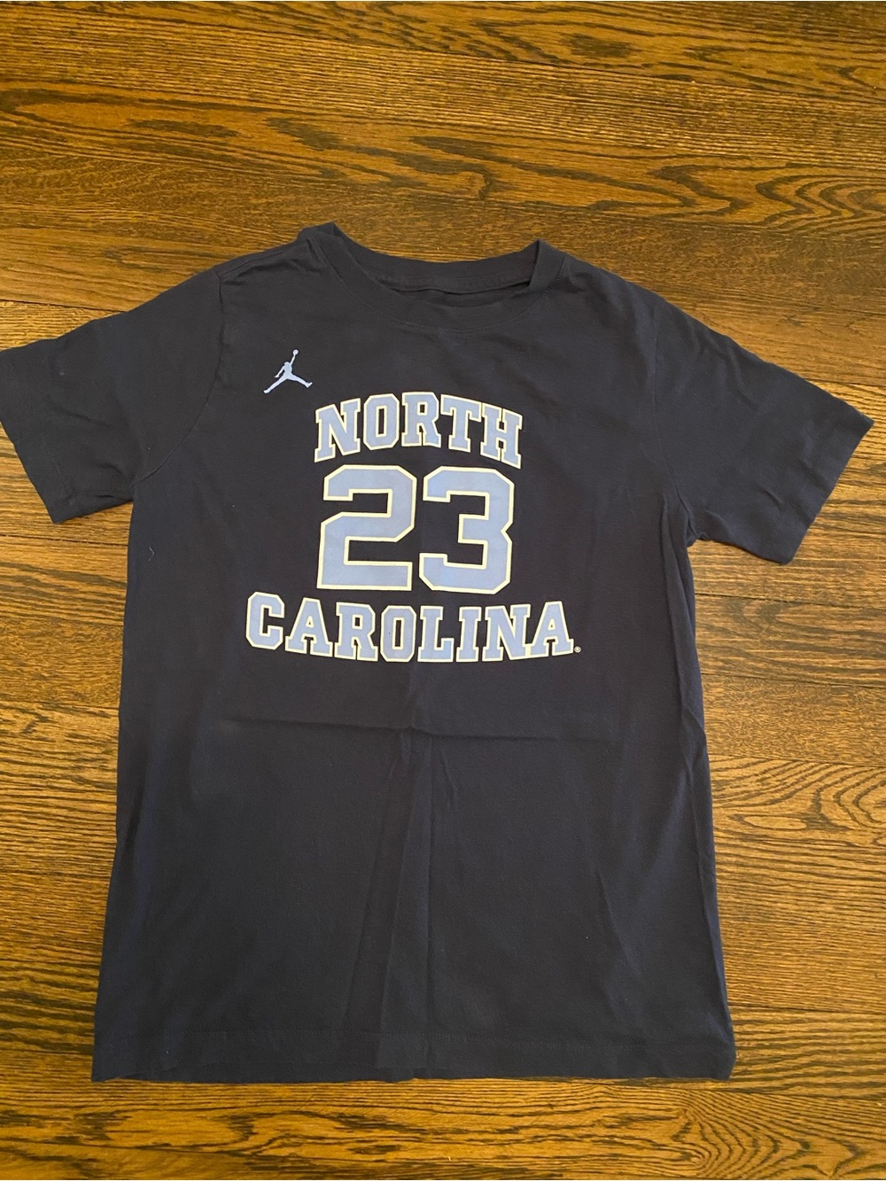 Jordan Navy Blue North Carolina 23 Graphic Tee